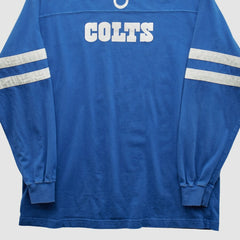 Indianapolis Colts NFL 2000s Long Sleeve T-shirt - Blue Vintage outlet