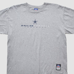 Dallas Cowboys Reebok 2000s T-shirt - Heather Gray Vintage sale