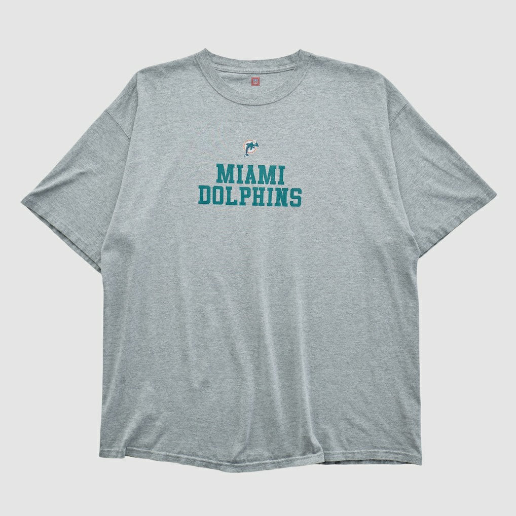 Miami Dolphins NFL 2000s T-shirt - Heather Gray Vintage sale