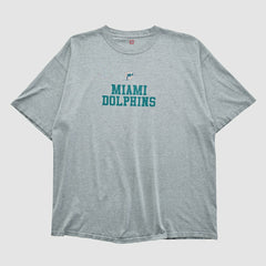 Miami Dolphins NFL 2000s T-shirt - Heather Gray Vintage sale