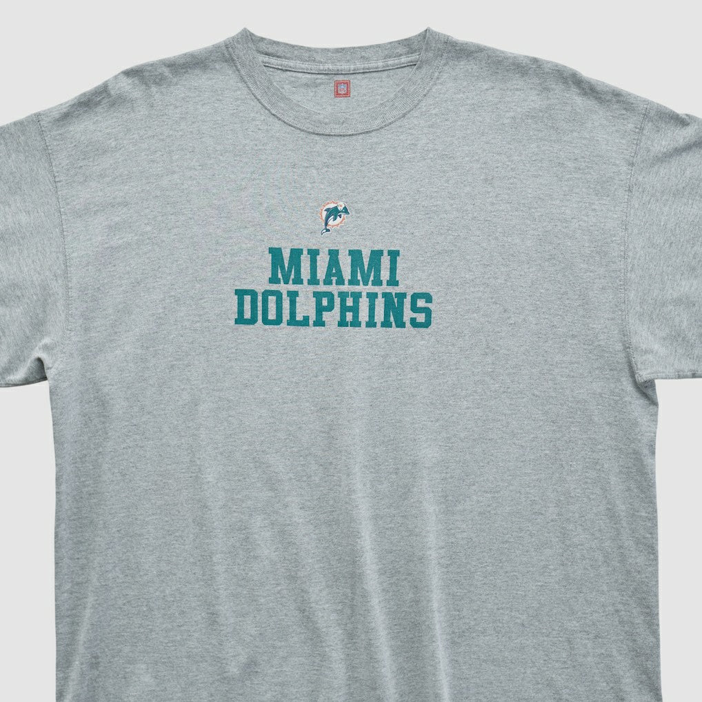 Miami Dolphins NFL 2000s T-shirt - Heather Gray Vintage sale