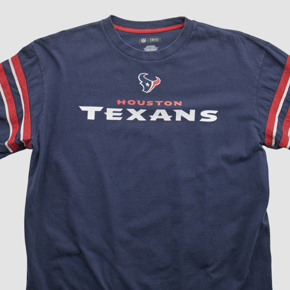 Houston Texans NFL 2010s Long Sleeve T-shirt - Navy Vintage cheap