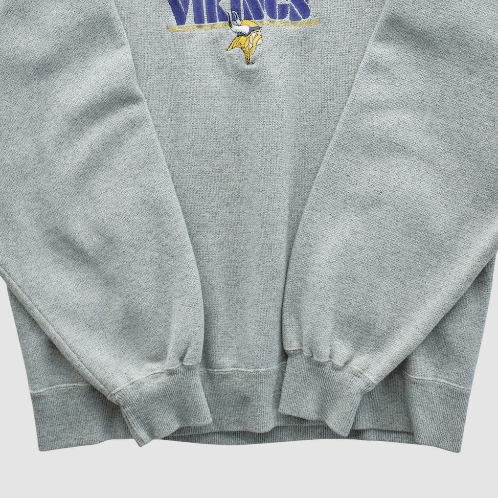 Minnesota Vikings Majestic 2000s Pullover Sweatshirt - Heather Gray Vintage outlet