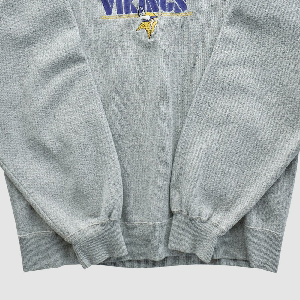 Minnesota Vikings Majestic 2000s Pullover Sweatshirt - Heather Gray Vintage outlet