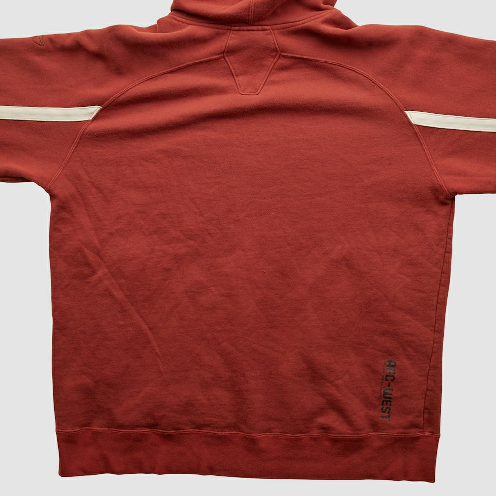 Kansas City Chiefs Reebok 2000s Hooded Pullover Sweatshirt - Red Vintage on sale