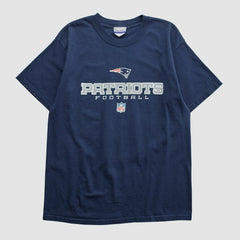 New England Patriots Reebok 2000s T-shirt - Navy Vintage online