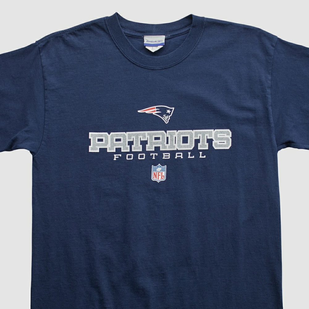 New England Patriots Reebok 2000s T-shirt - Navy Vintage online