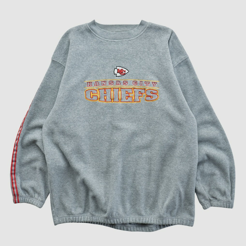 Kansas City Chiefs Active 2000s Pullover Sweatshirt - Gray Vintage cheap