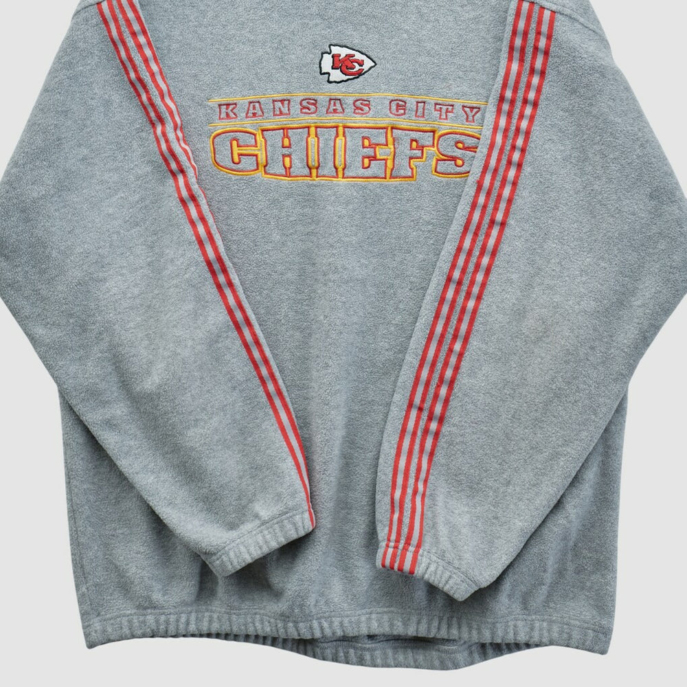 Kansas City Chiefs Active 2000s Pullover Sweatshirt - Gray Vintage cheap