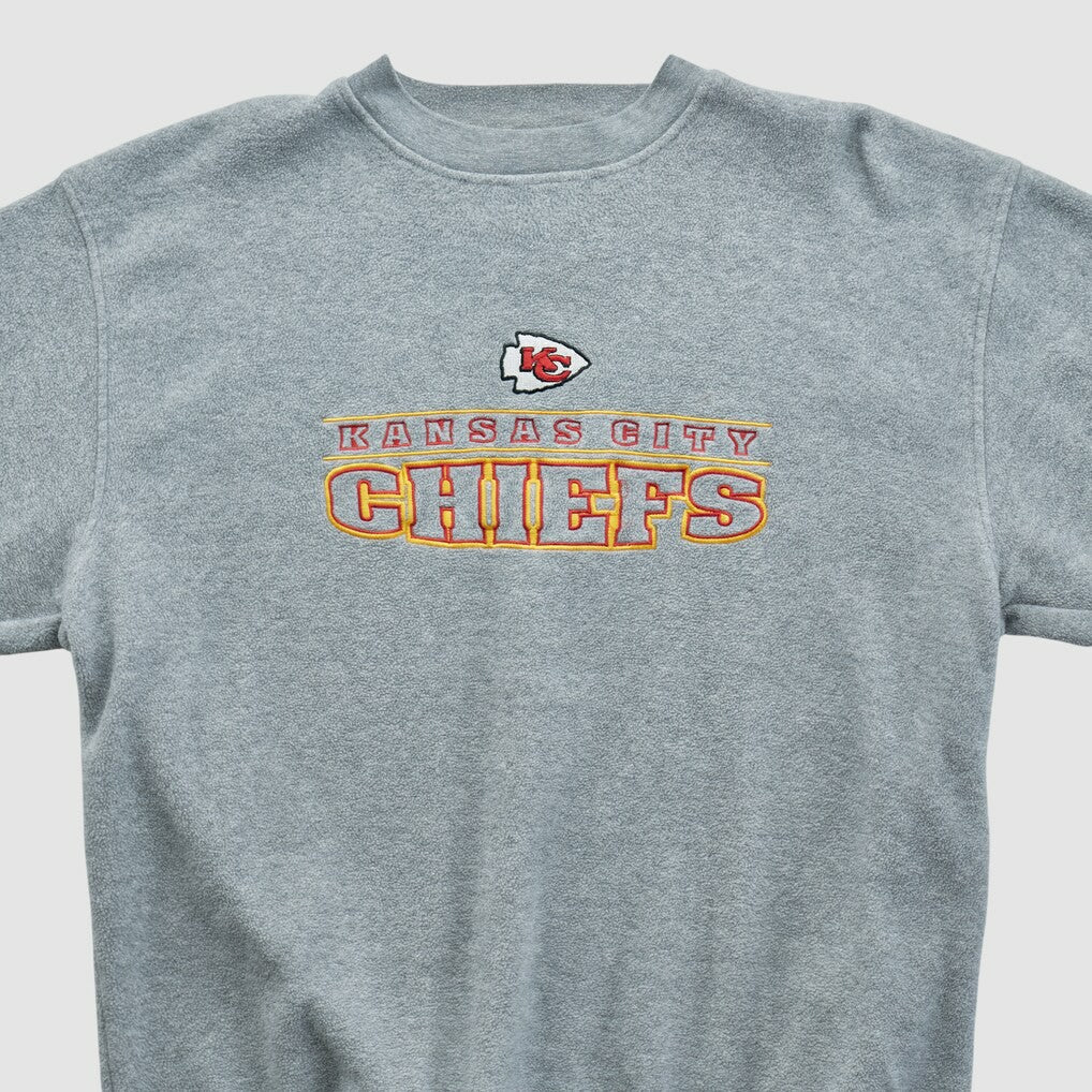 Kansas City Chiefs Active 2000s Pullover Sweatshirt - Gray Vintage cheap