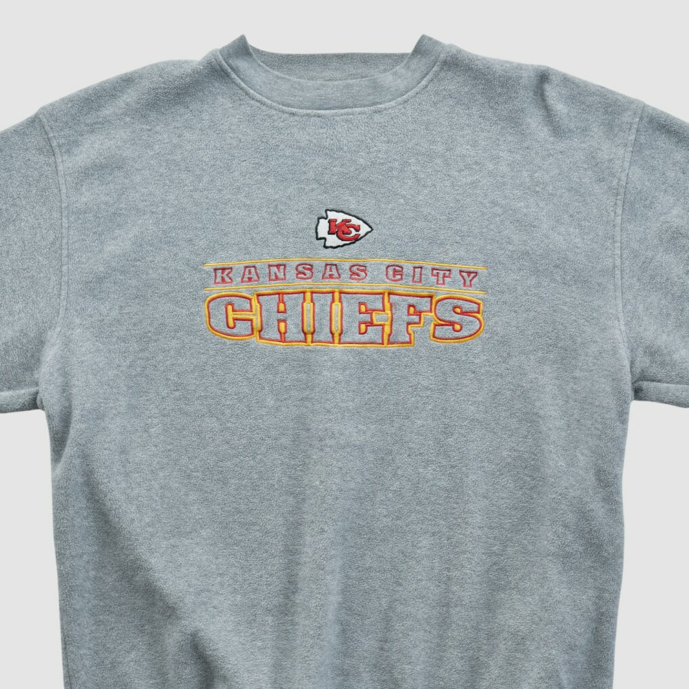 Kansas City Chiefs Active 2000s Pullover Sweatshirt - Gray Vintage cheap