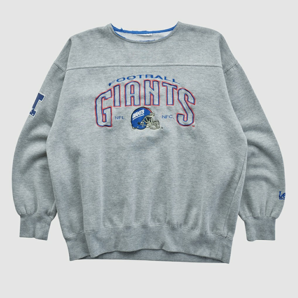 New York Giants Lee Apparel 90s Pullover Sweatshirt - Gray Vintage sale
