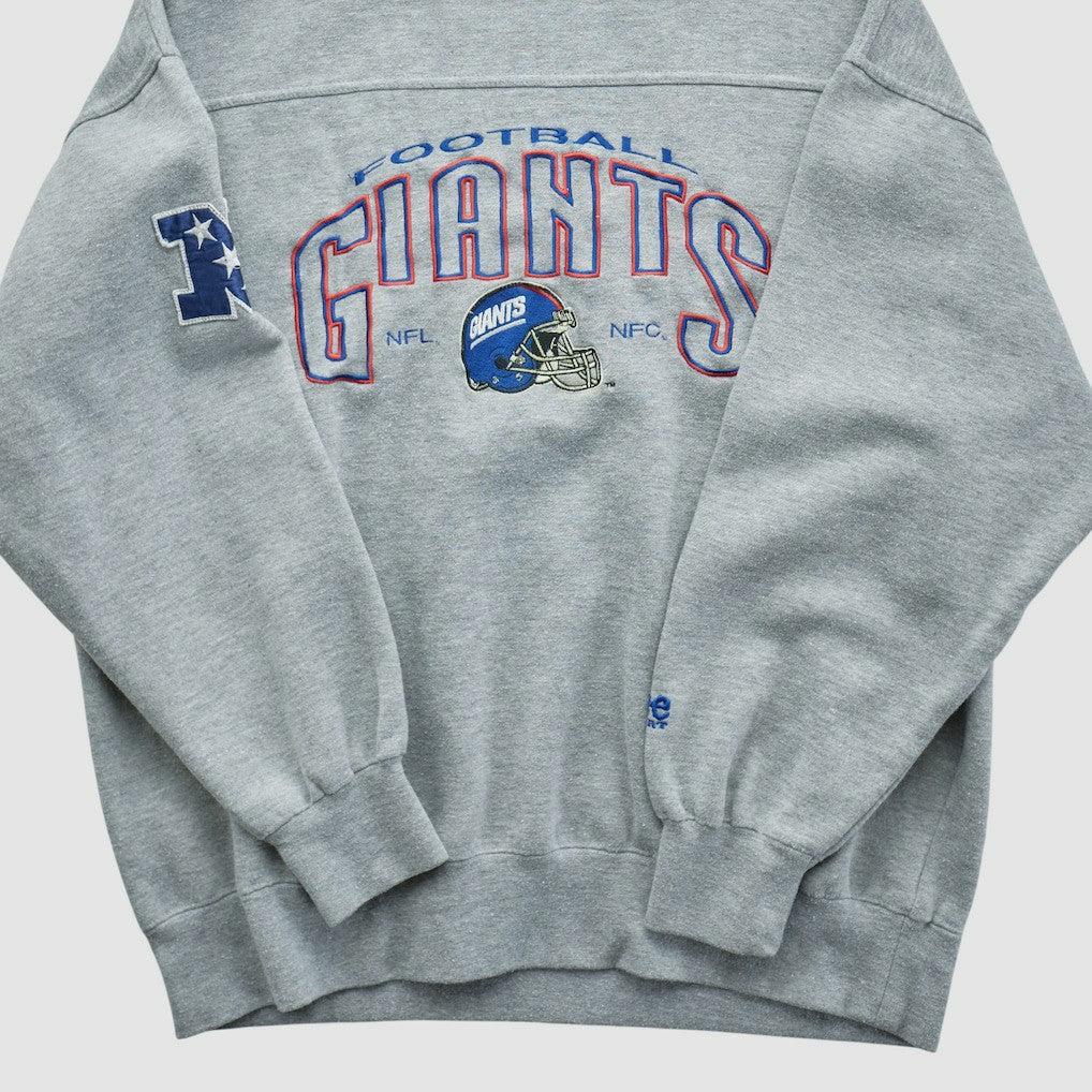 New York Giants Lee Apparel 90s Pullover Sweatshirt - Gray Vintage sale