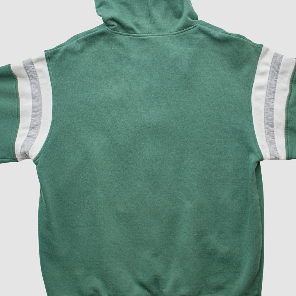 New York Jets Reebok 2000s Hooded Full Zip Sweatshirt - Green Vintage outlet