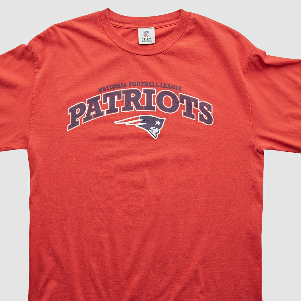 New England Patriots NFL 2010s Long Sleeve T-shirt - Red Vintage for sale