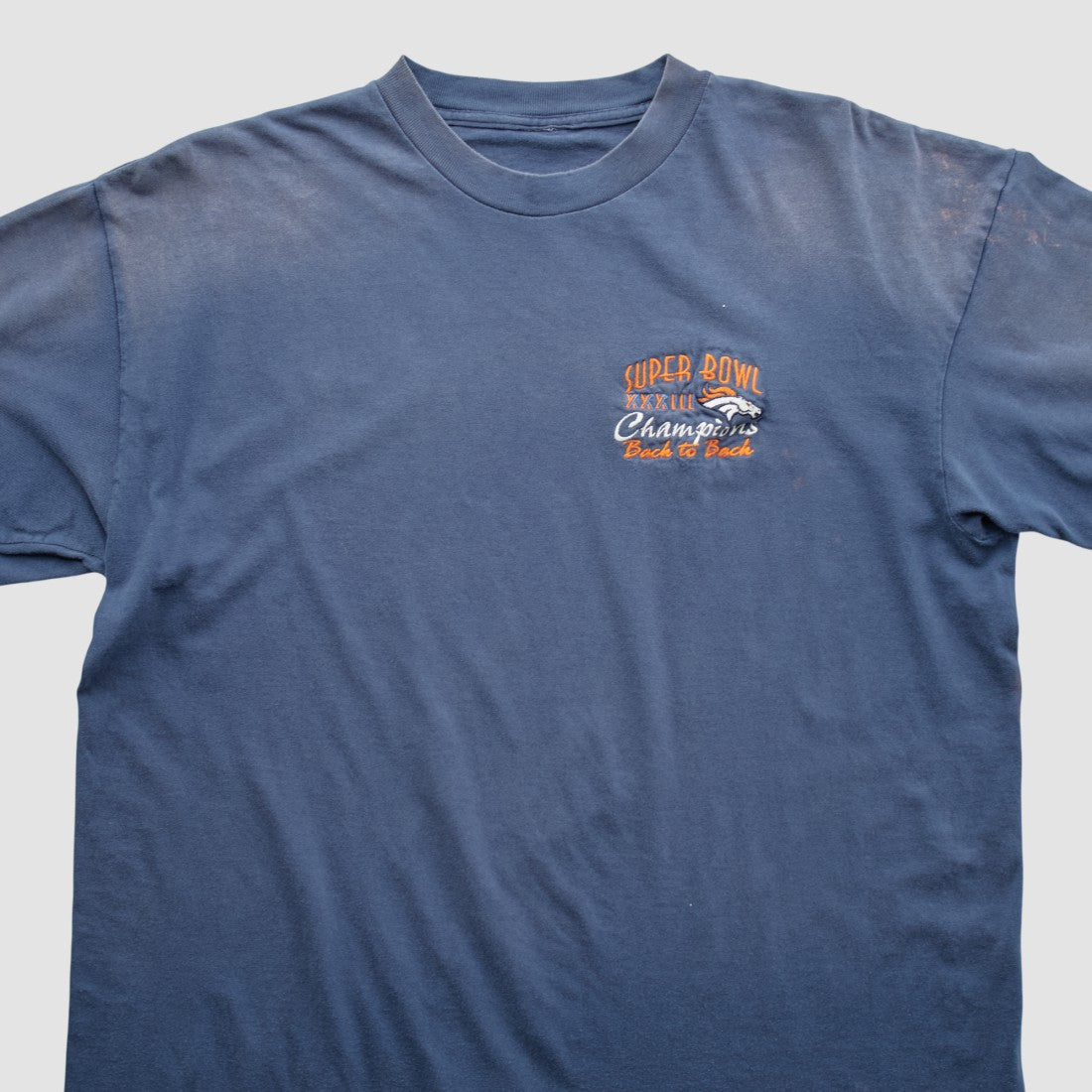 Denver Broncos 1999 T-shirt - Blue Vintage outlet