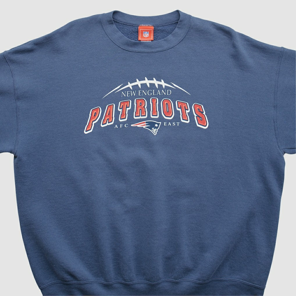New England Patriots NFL 2000s Pullover Sweatshirt - Navy Vintage online