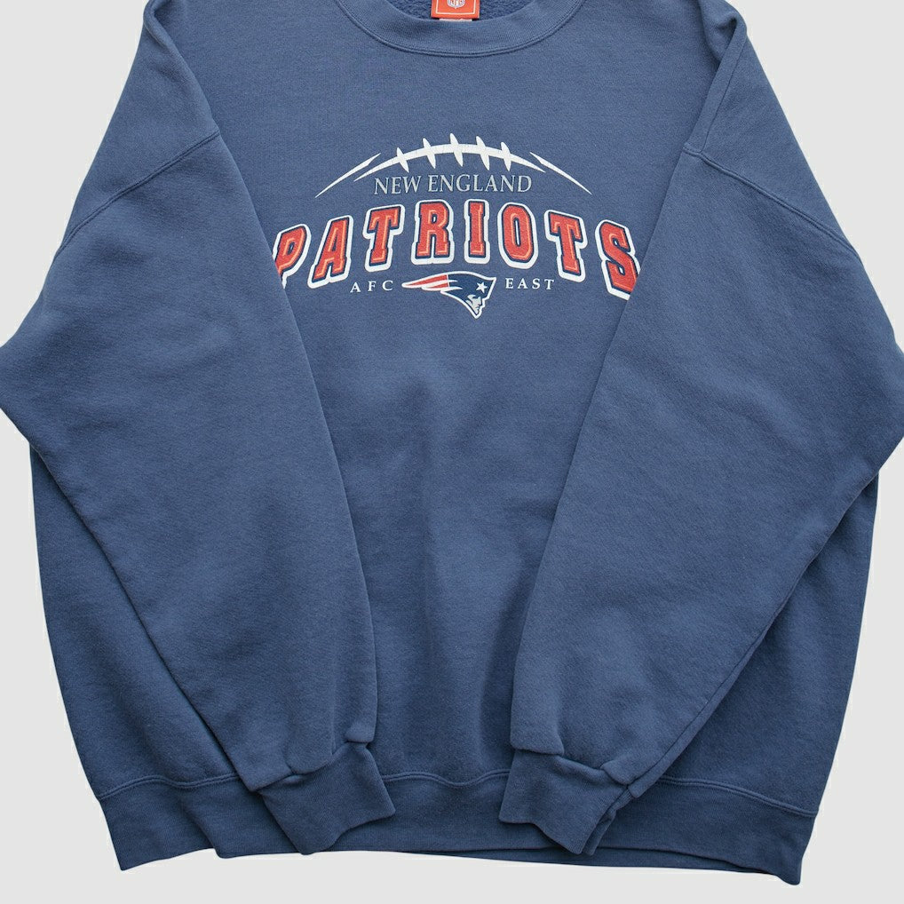 New England Patriots NFL 2000s Pullover Sweatshirt - Navy Vintage online
