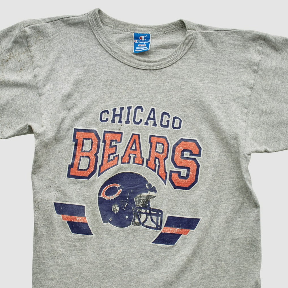 Chicago Bears Champion 80s T-shirt - Heather Gray Vintage outlet