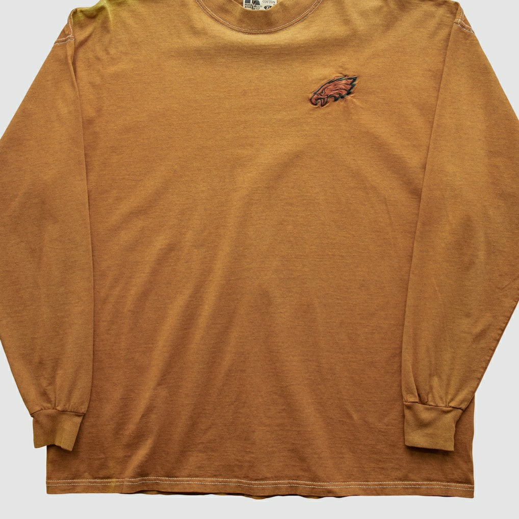 Philadelphia Eagles Russell 2000s Long Sleeve T-shirt - Clay Vintage sale