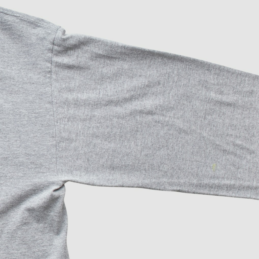New England Patriots Reebok 2000s Long Sleeve T-shirt - Heather Gray Vintage sale