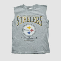 Pittsburgh Steelers 2000s Tank - Heather Gray Vintage for sale