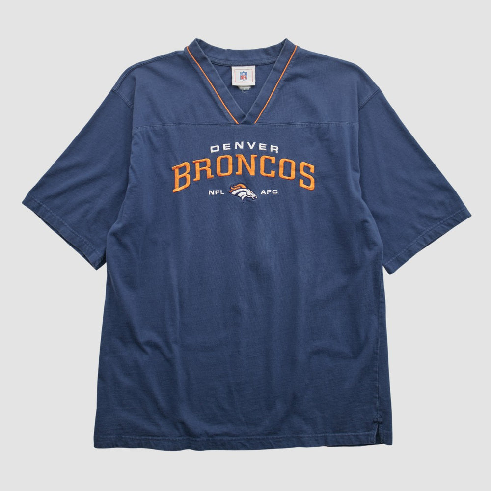 Denver Broncos NFL 2000s T-shirt - Navy Real Vintage discount