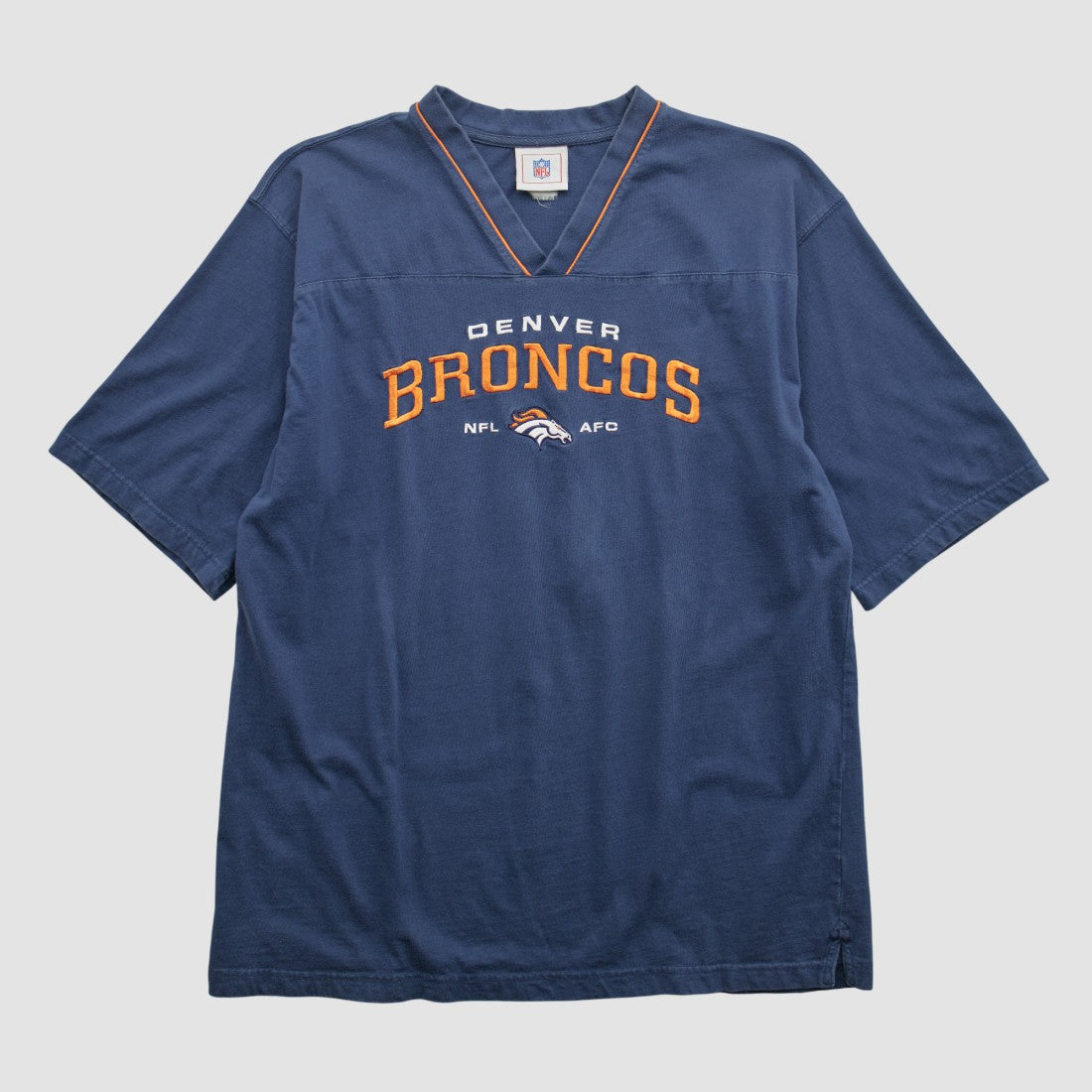 Denver Broncos NFL 2000s T-shirt - Navy Real Vintage discount