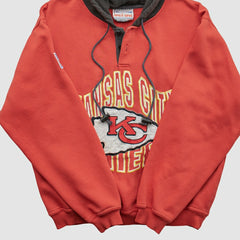Kansas City Chiefs Pro Line 90s Hooded Pullover Sweatshirt - Red Vintage discount