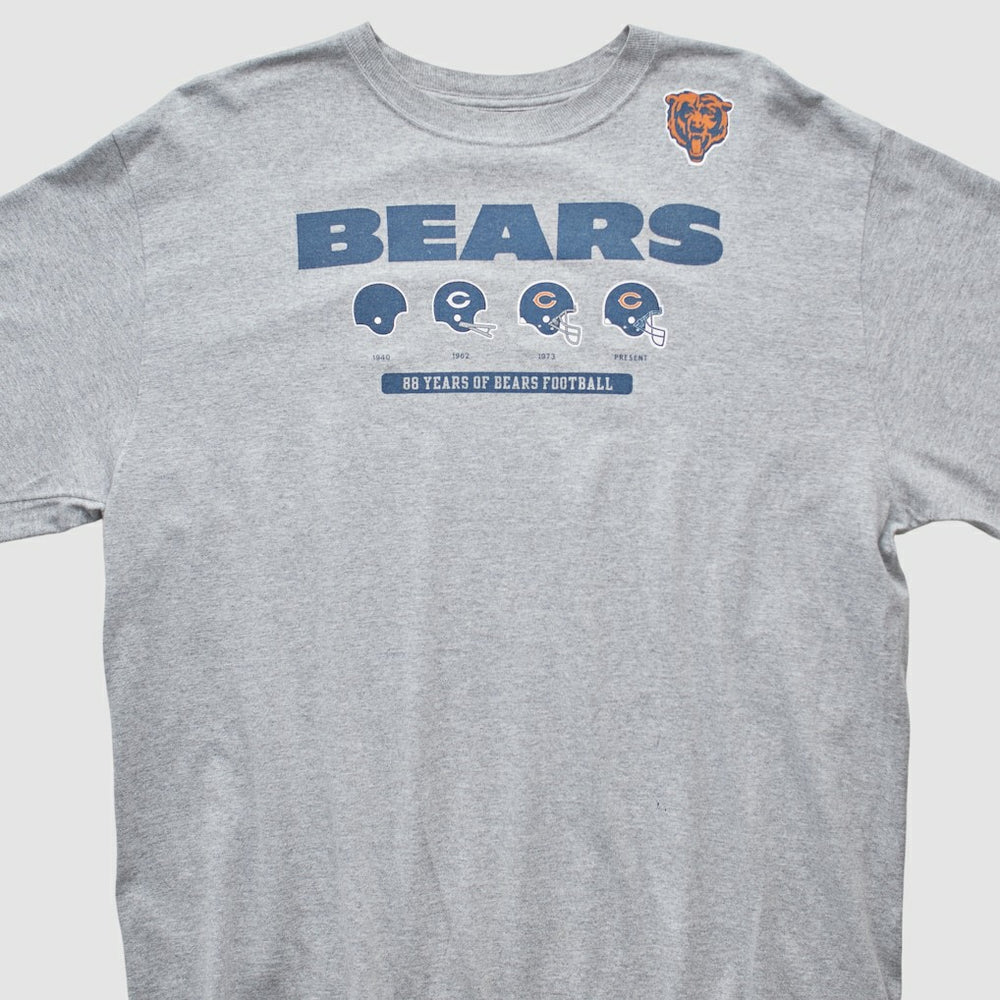 Chicago Bears Reebok 2000s Long Sleeve T-shirt - Heather Gray Vintage cheap