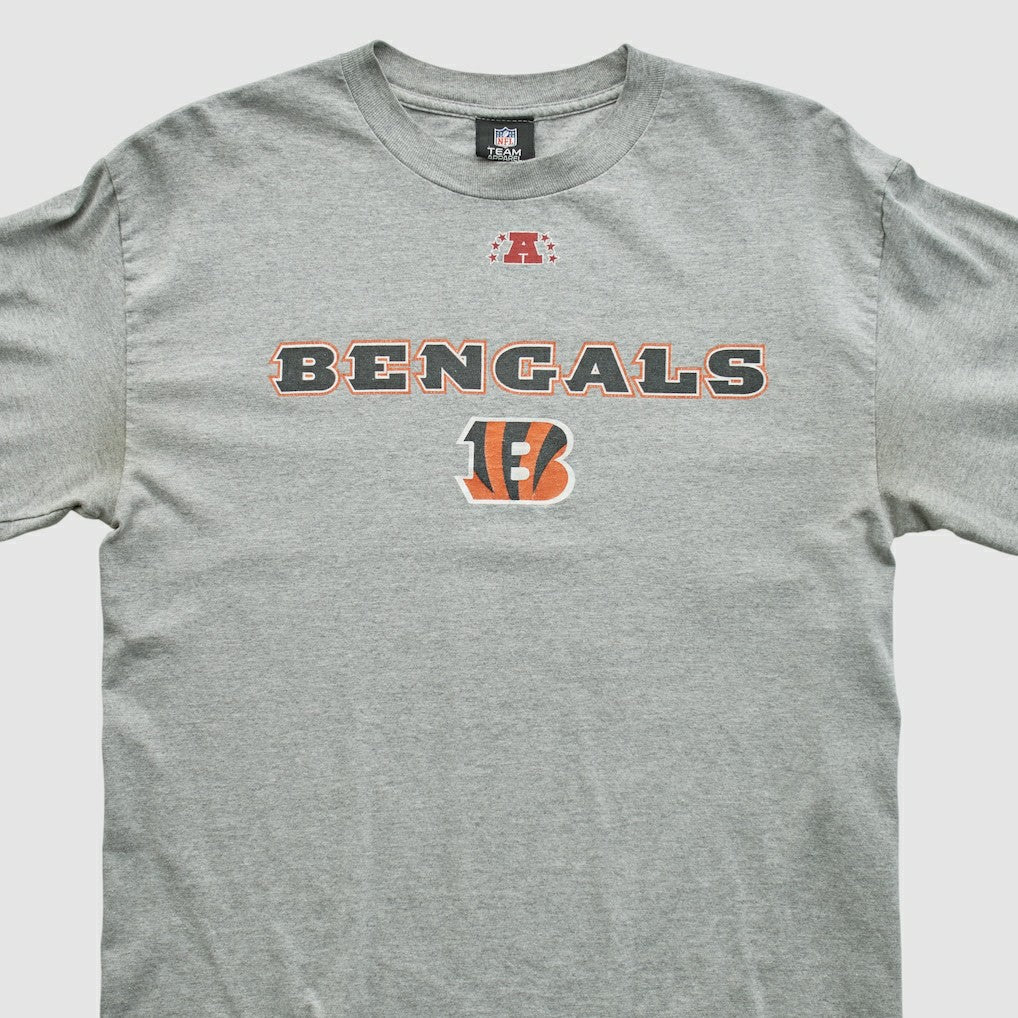 Cincinnati Bengals NFL 2010s Long Sleeve T-shirt - Heather Gray Vintage for sale