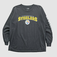 Pittsburgh Steelers NFL 2010s Long Sleeve T-shirt - Black Vintage sale