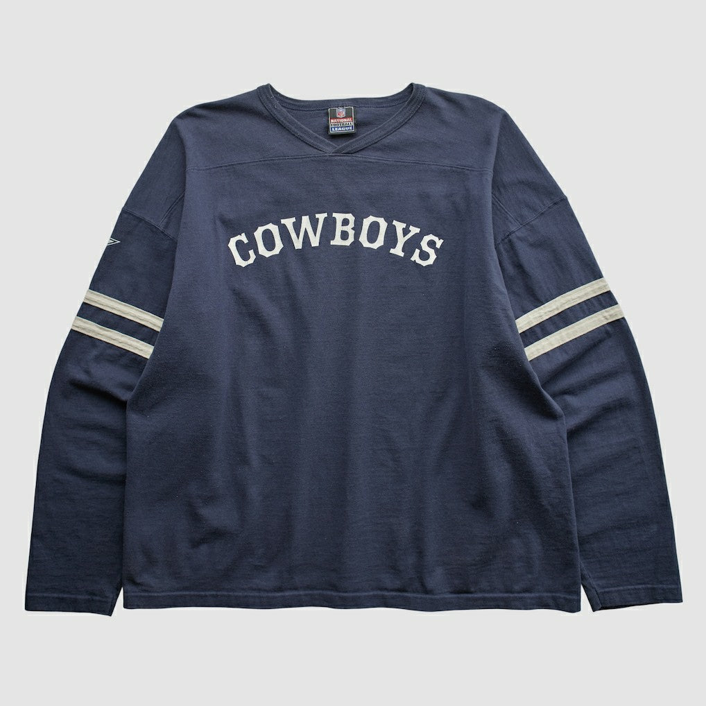 Dallas Cowboys NFL 2000s Long Sleeve T-shirt - Navy Vintage on sale