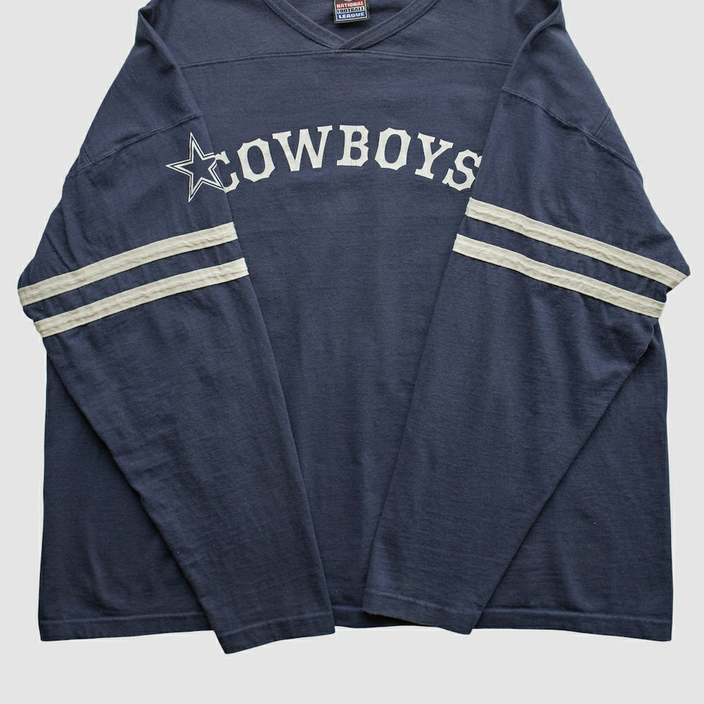Dallas Cowboys NFL 2000s Long Sleeve T-shirt - Navy Vintage on sale
