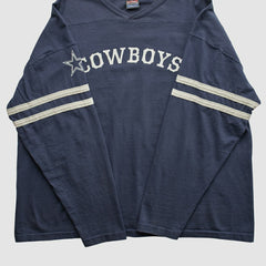 Dallas Cowboys NFL 2000s Long Sleeve T-shirt - Navy Vintage on sale