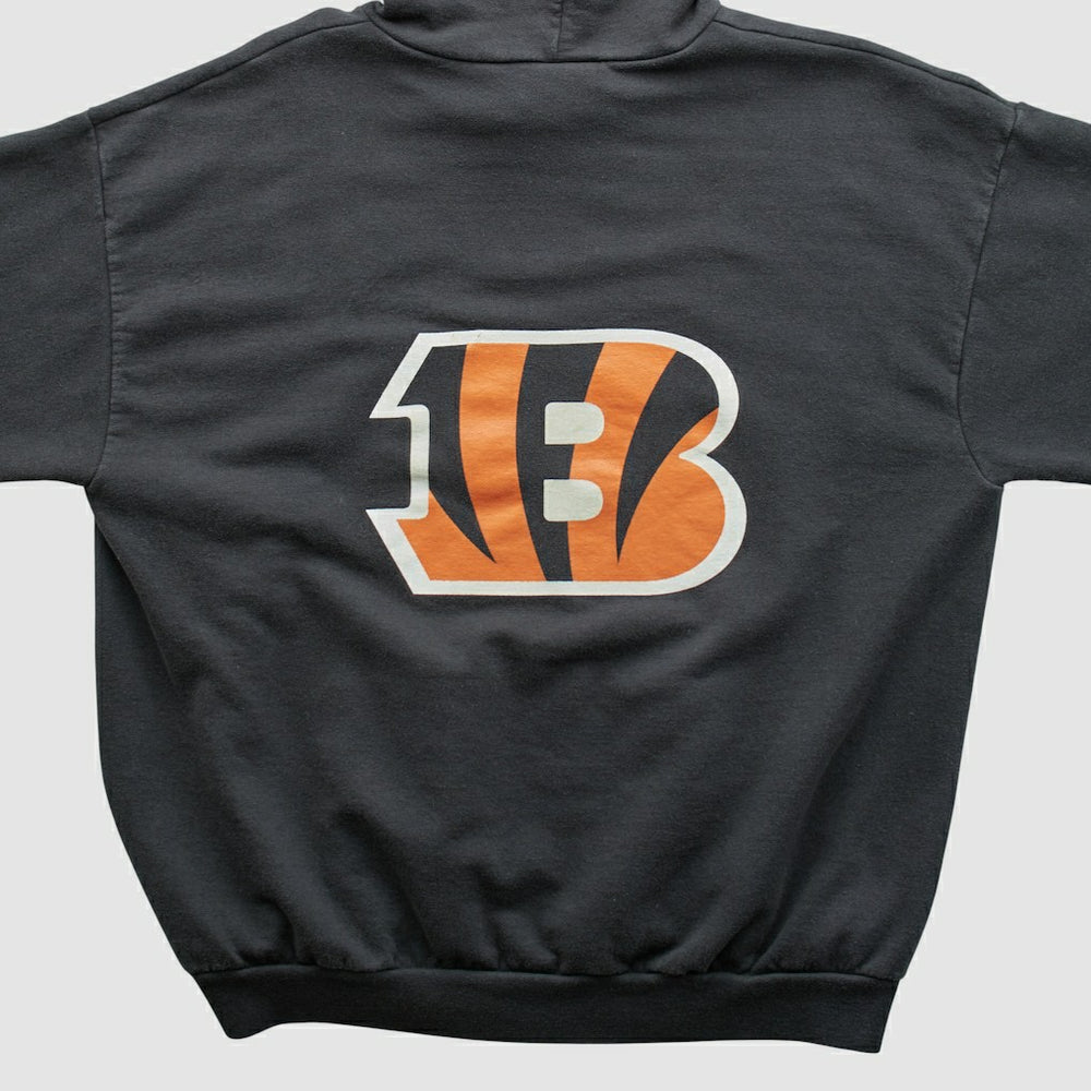 Cincinnati Bengals NFL 2000s Hooded Pullover Sweatshirt - Black Vintage for sale