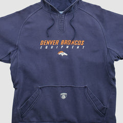 Denver Broncos Reebok 2000s Hooded Pullover Sweatshirt - Navy Vintage sale