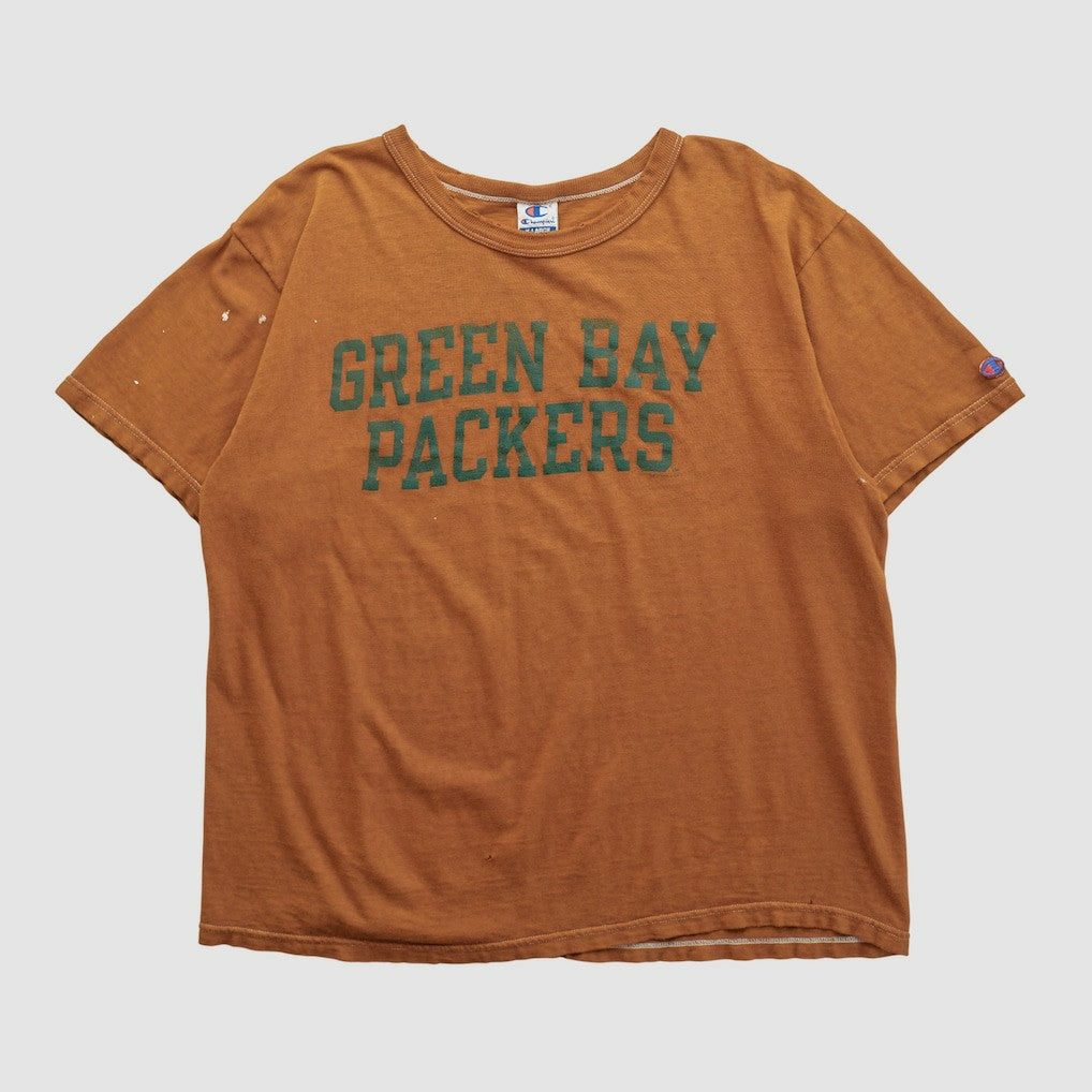 Green Bay Packers Champion 90s T-shirt - Clay Vintage on sale