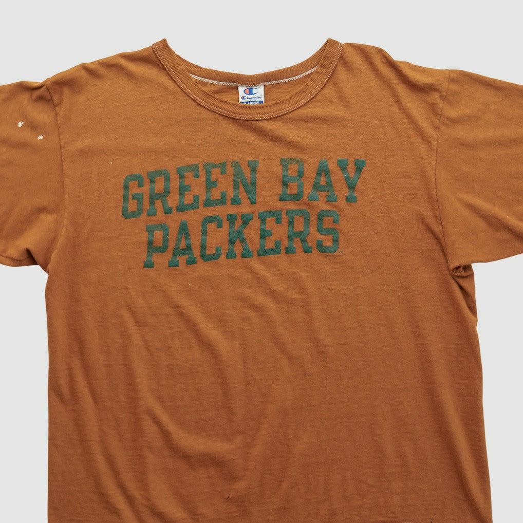 Green Bay Packers Champion 90s T-shirt - Clay Vintage on sale