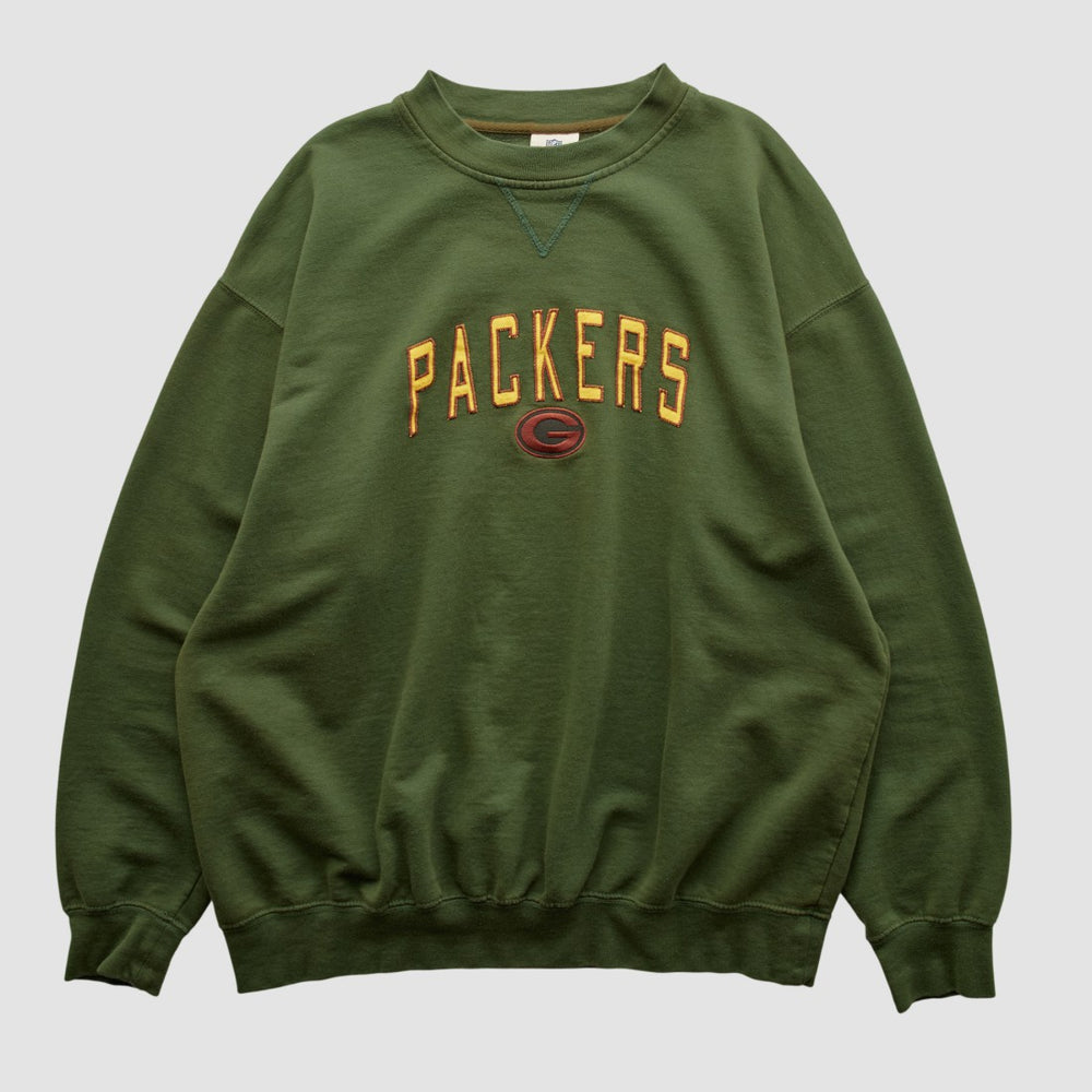 Green Bay Packers NFL 2000s Pullover Sweatshirt - Green Vintage on sale