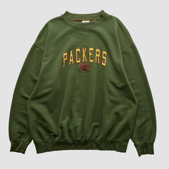 Green Bay Packers NFL 2000s Pullover Sweatshirt - Green Vintage on sale