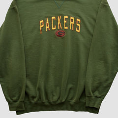Green Bay Packers NFL 2000s Pullover Sweatshirt - Green Vintage on sale