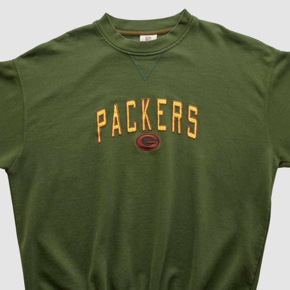 Green Bay Packers NFL 2000s Pullover Sweatshirt - Green Vintage on sale