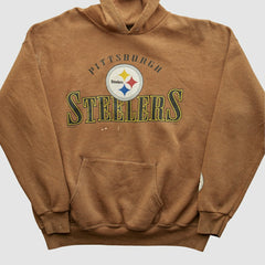 Pittsburgh Steelers Lee Sport 2000s Hooded Pullover Sweatshirt - Clay Vintage outlet