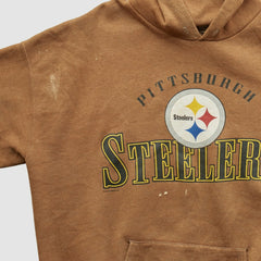 Pittsburgh Steelers Lee Sport 2000s Hooded Pullover Sweatshirt - Clay Vintage outlet