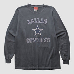 Dallas Cowboys Reebok 2000s Long Sleeve T-shirt - Charcoal Vintage outlet