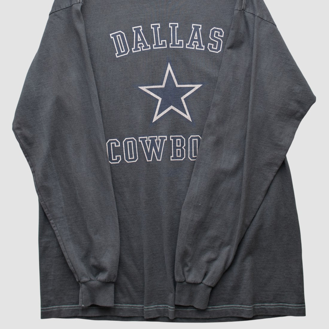 Dallas Cowboys Reebok 2000s Long Sleeve T-shirt - Charcoal Vintage outlet