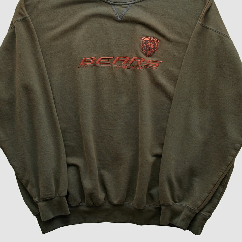 Chicago Bears 2000s Pullover Sweatshirt - Brown Vintage for sale