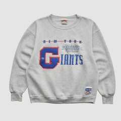 New York Giants Nutmeg Mills 90s Sweatshirt - Heather Gray Vintage sale
