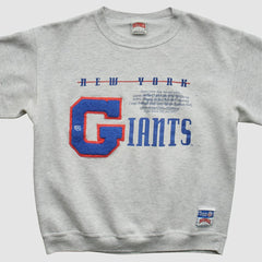 New York Giants Nutmeg Mills 90s Sweatshirt - Heather Gray Vintage sale